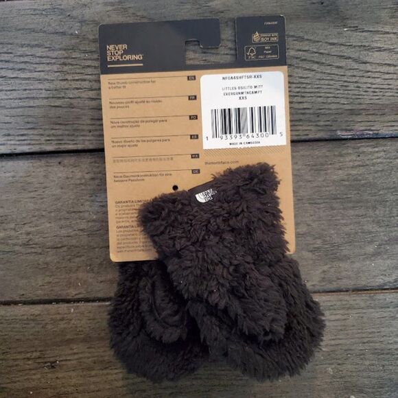 The North Face Babies' Suave Oso Mittens In Evergreen Mountain Glove Siz… - Picture 5 of 11